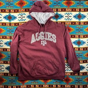 Fanatics Aggies Texas A&M Maroon Hoodie Pullover College Sweatshirt